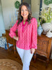 Mary Square | Gianna Top in Heirloom Vine Pink