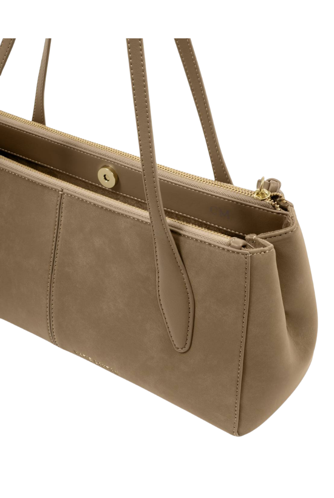 Katie Loxton | Hattie Suedette Shoulder Bag in Taupe