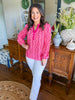 Mary Square | Gianna Top in Heirloom Vine Pink
