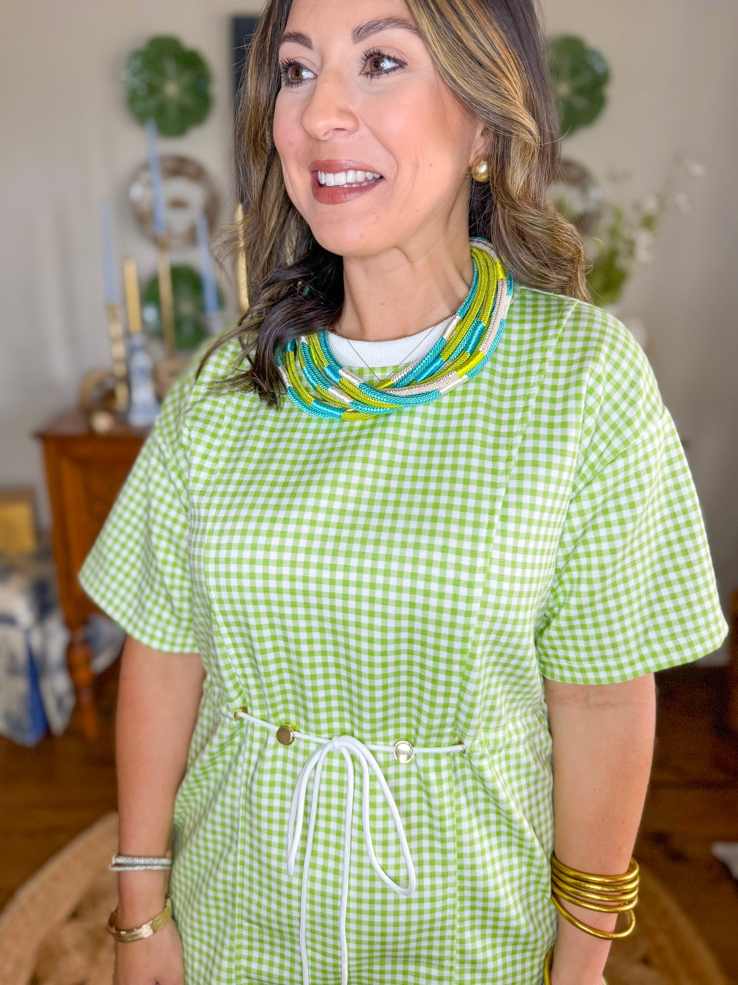 Picnic Date Gingham Dress
