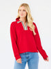 Mary Square | Lula Top in Red & Black