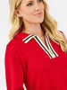 Mary Square | Lula Top in Red & Black