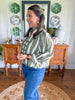 Olive Grove Stripe Blouse