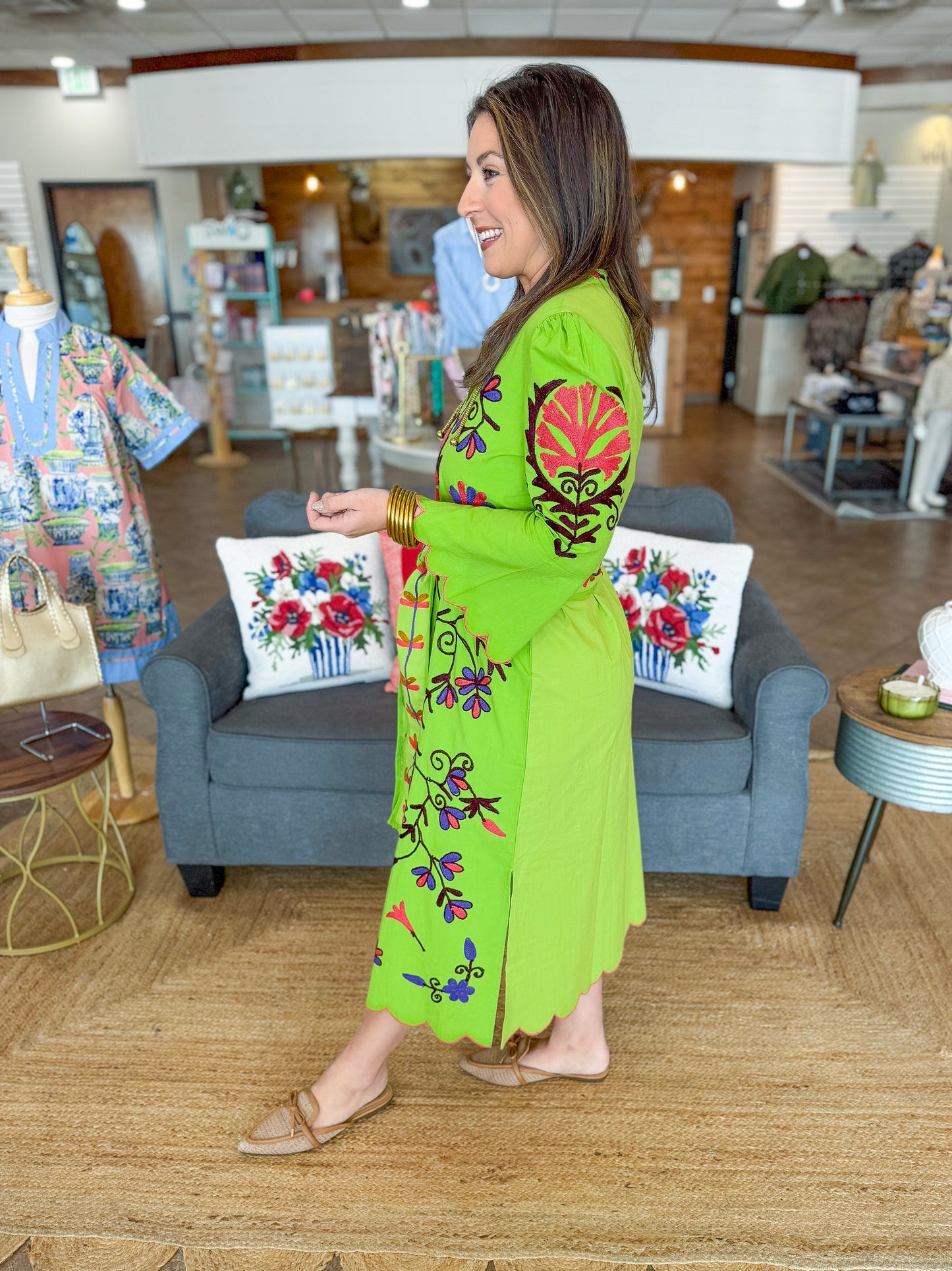 The Winslet Maxi Dress in Fern