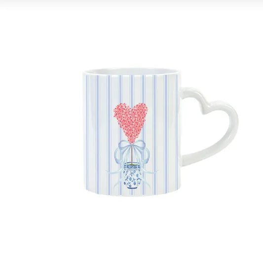 Heart Handle Valentine’s Day Mug