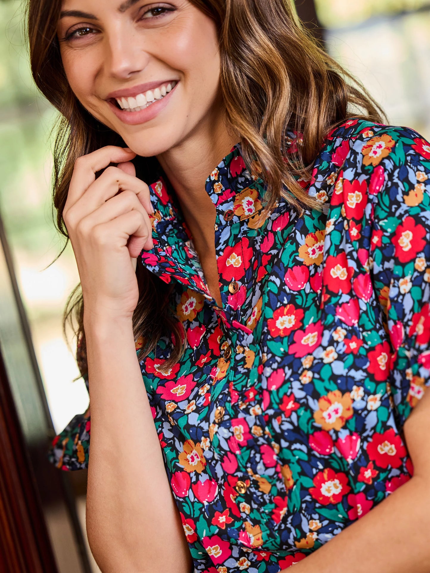 Mary Square | Kate Top in Painted Tapestry