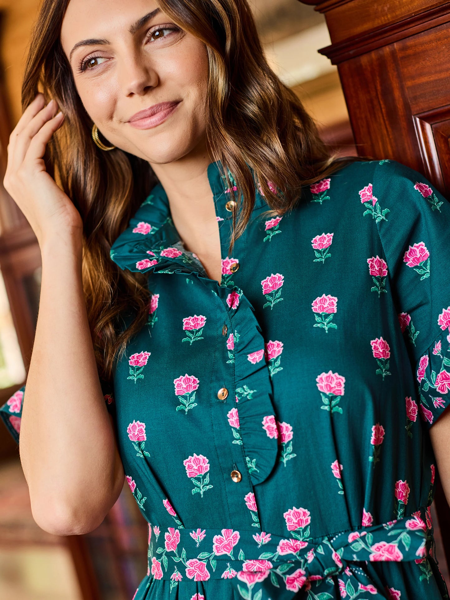 Mary Square | Kate Dress in Solstice Step Berry