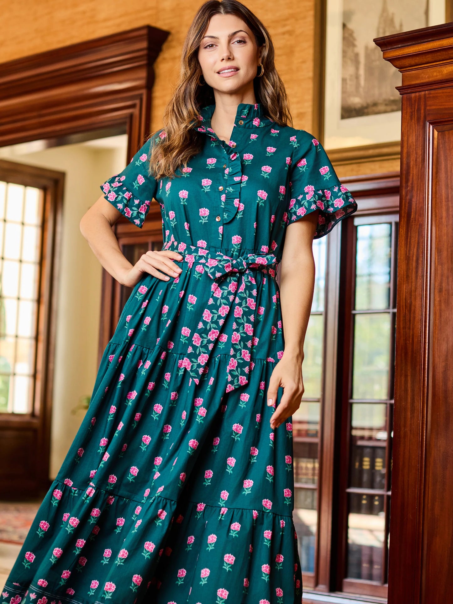 Mary Square | Kate Dress in Solstice Step Berry