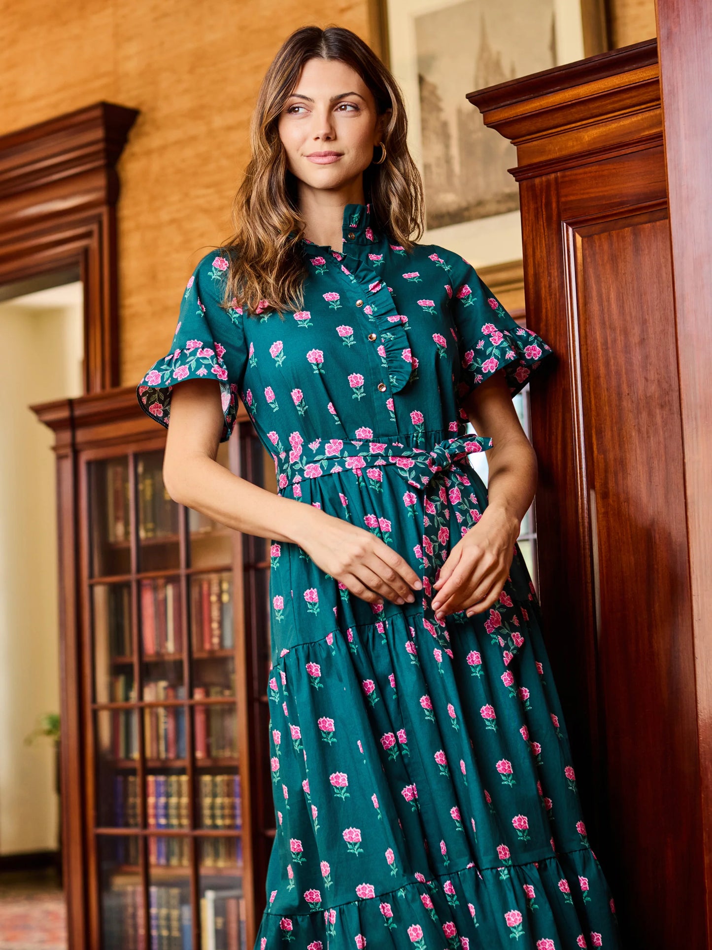 Mary Square | Kate Dress in Solstice Step Berry