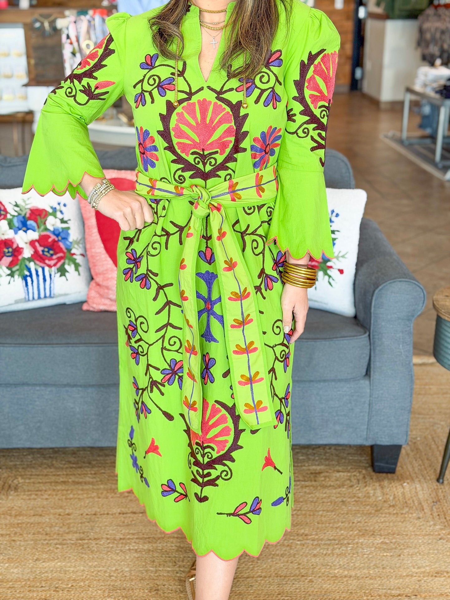 The Winslet Maxi Dress in Fern