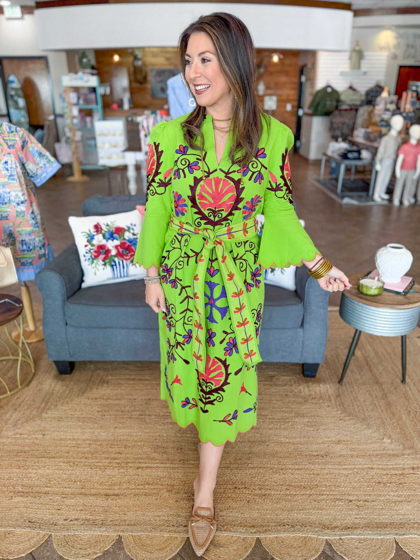 The Winslet Maxi Dress in Fern