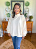 The Madeline Mock Neck Pullover Top