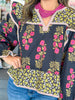 Midnight Florals Top