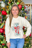 Reason For The Season Toile Cross Long Sleeve T-Shirt