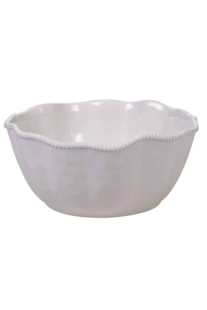 Perlette Cream Melamine Deep Bowl
