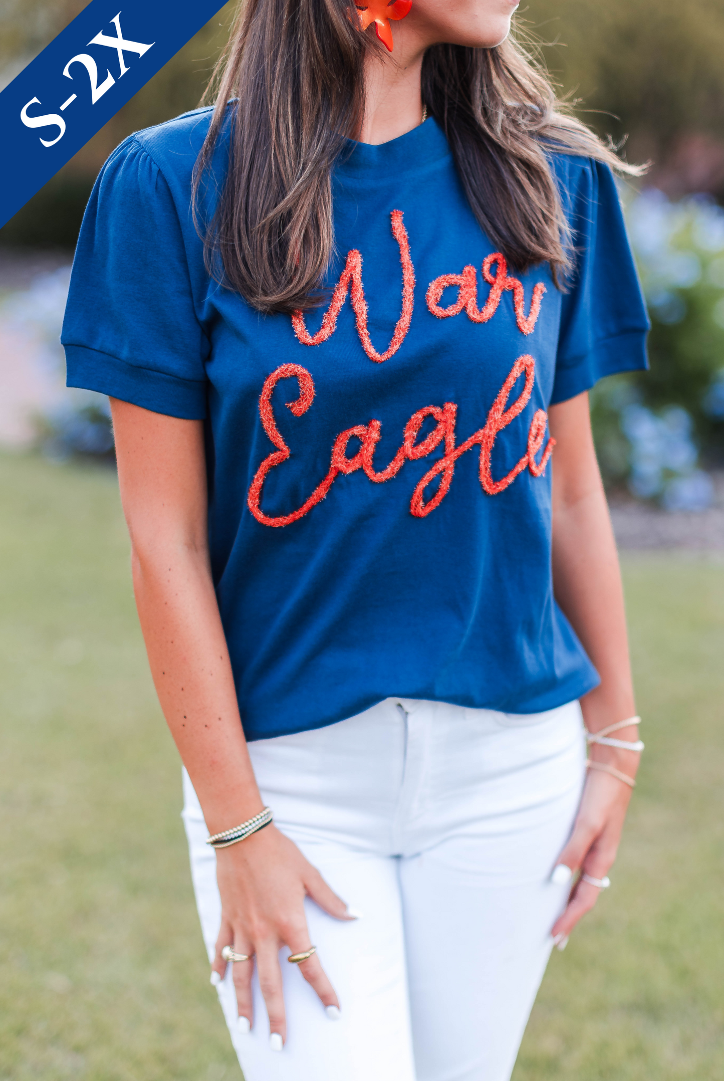 The Auburn Glitter Script Shirt