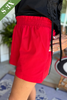 Adrienne Cassie Shorts in Red