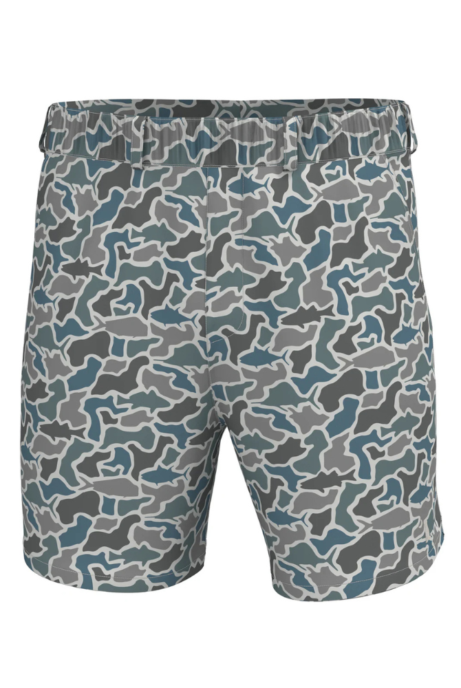Local Boy | Volley Shorts in Fish Camo