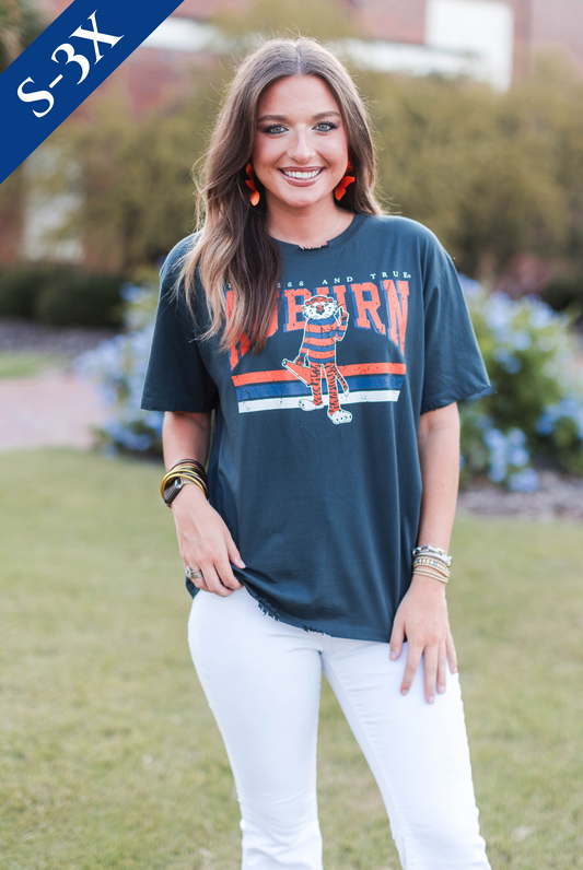 The Auburn Distressed Boyfriend Tee