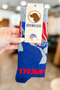 Brown Dog Trump Unity Socks in Light Grey