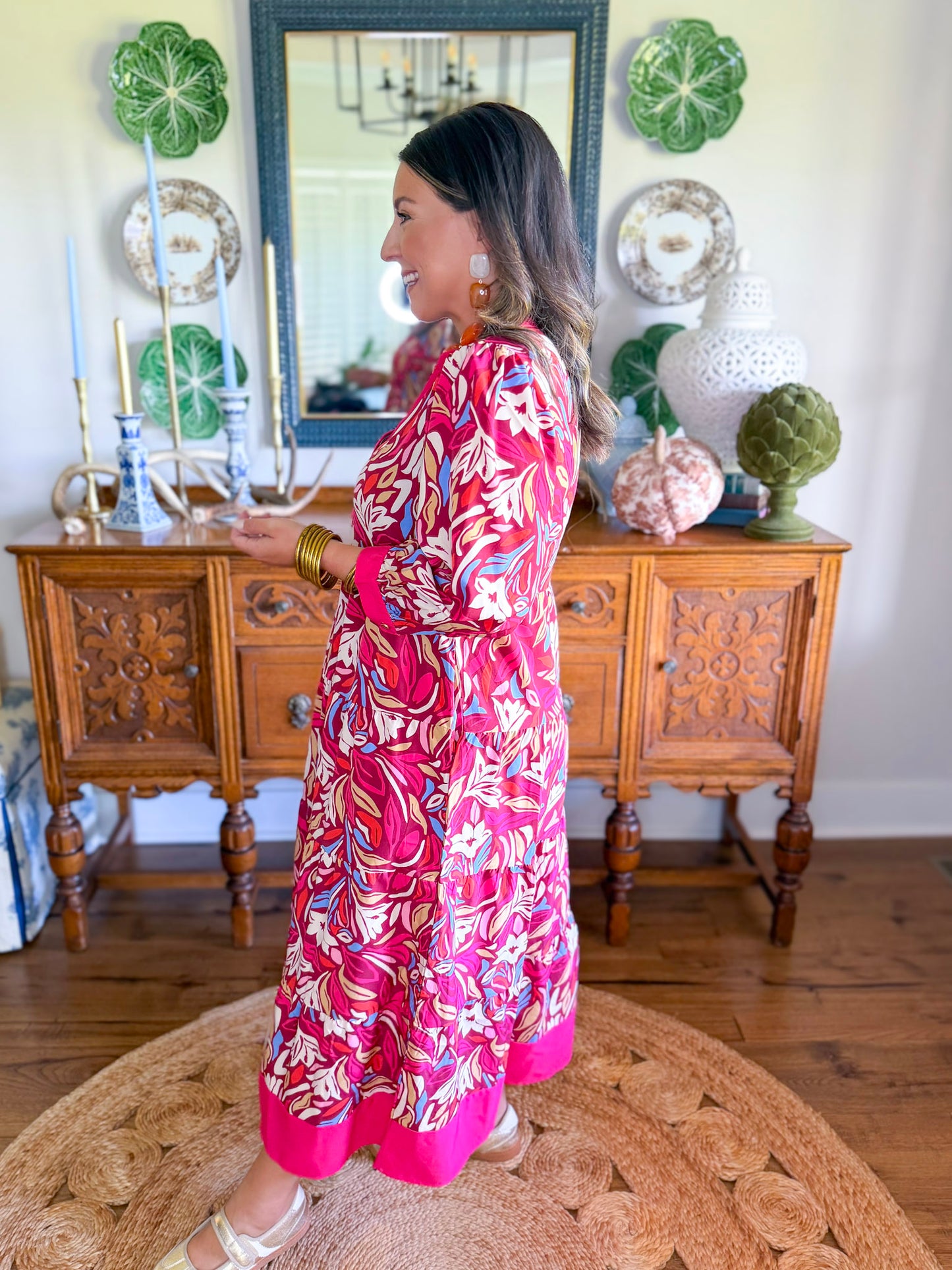 Mary Square | Cameron Maxi Dress in Wind Rush