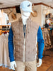 Plantation 59 | Block Puffer Vest in Taupe