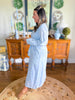 Victoria Dunn | Quinn Maxi Dress in Sky Mosaic