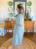 Cottage Gingham Midi Dress in Hunter Green