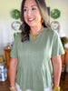 Mary Square | Kimmy Top in Olive