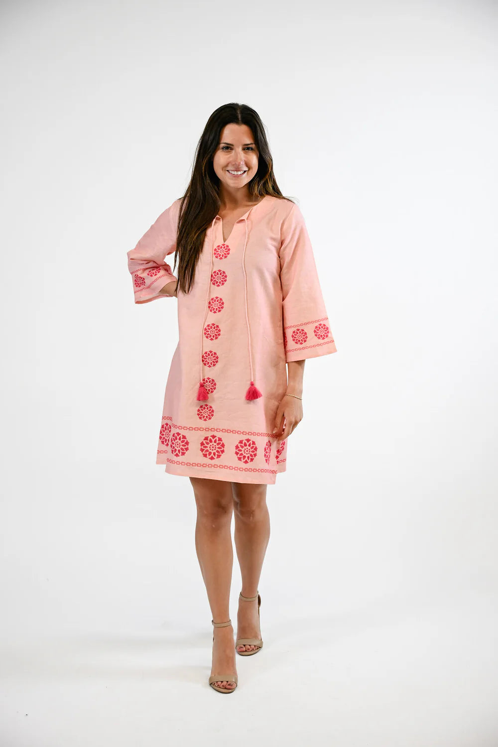Victoria Dunn Grace Dress in Raspberry