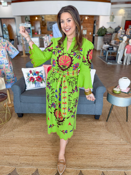 The Winslet Maxi Dress in Fern