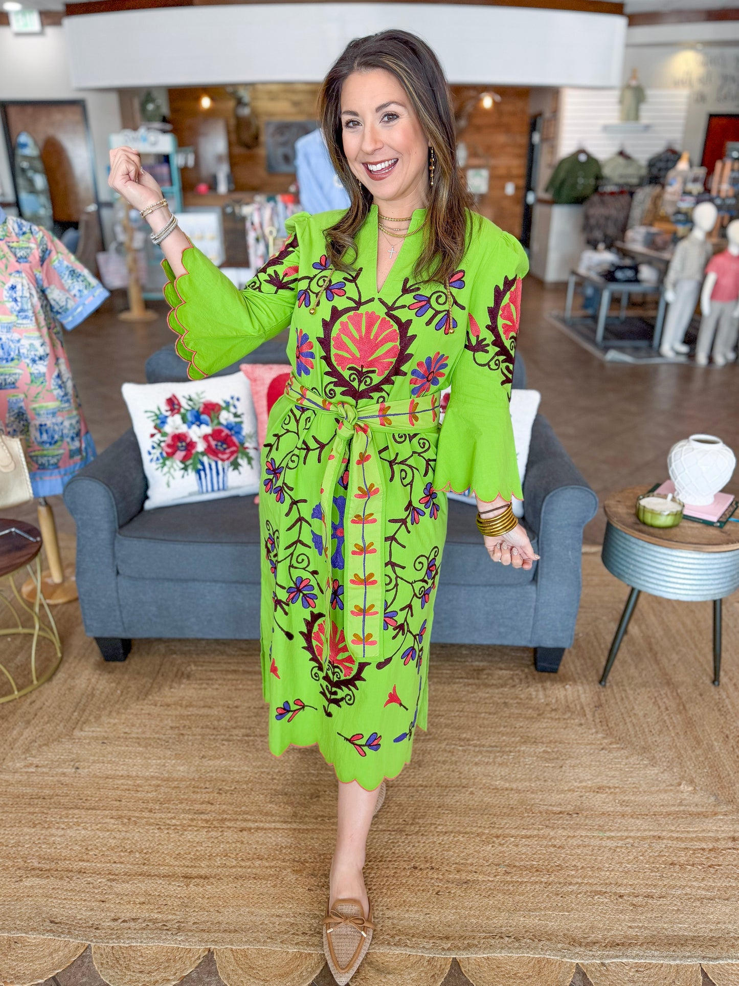 The Winslet Maxi Dress in Fern