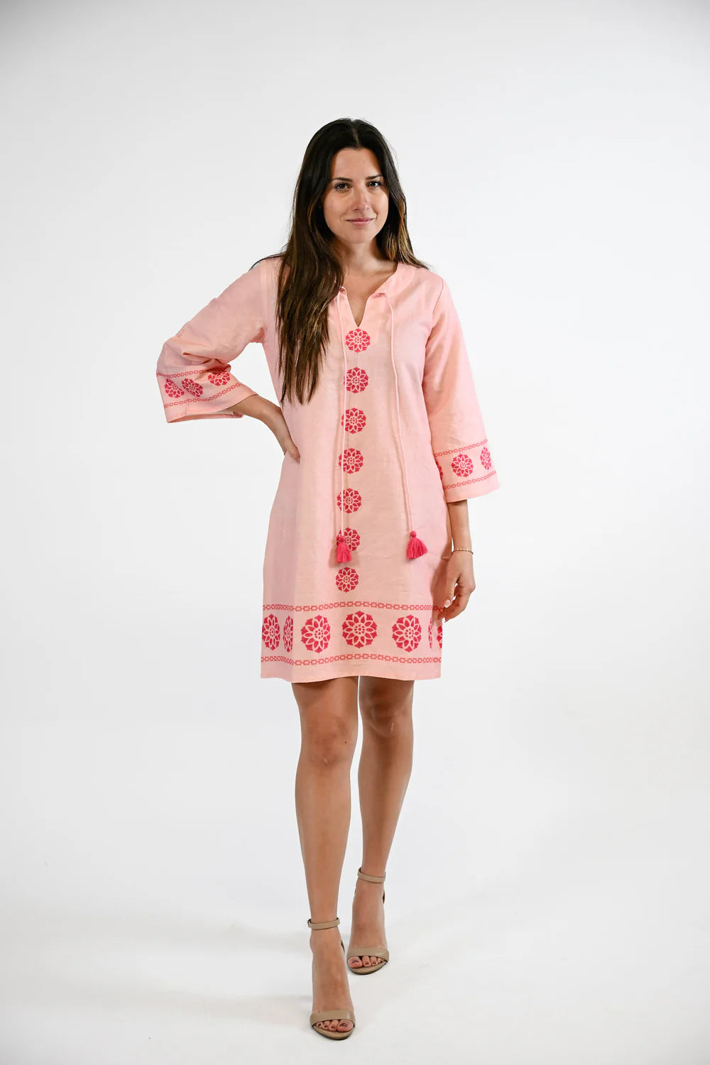 Victoria Dunn Grace Dress in Raspberry