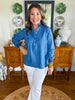 Mary Square | Kimberly Top in Chambray