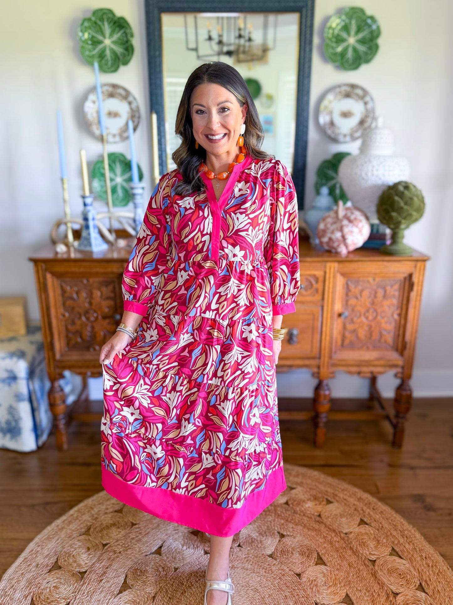 Mary Square | Cameron Maxi Dress in Wind Rush
