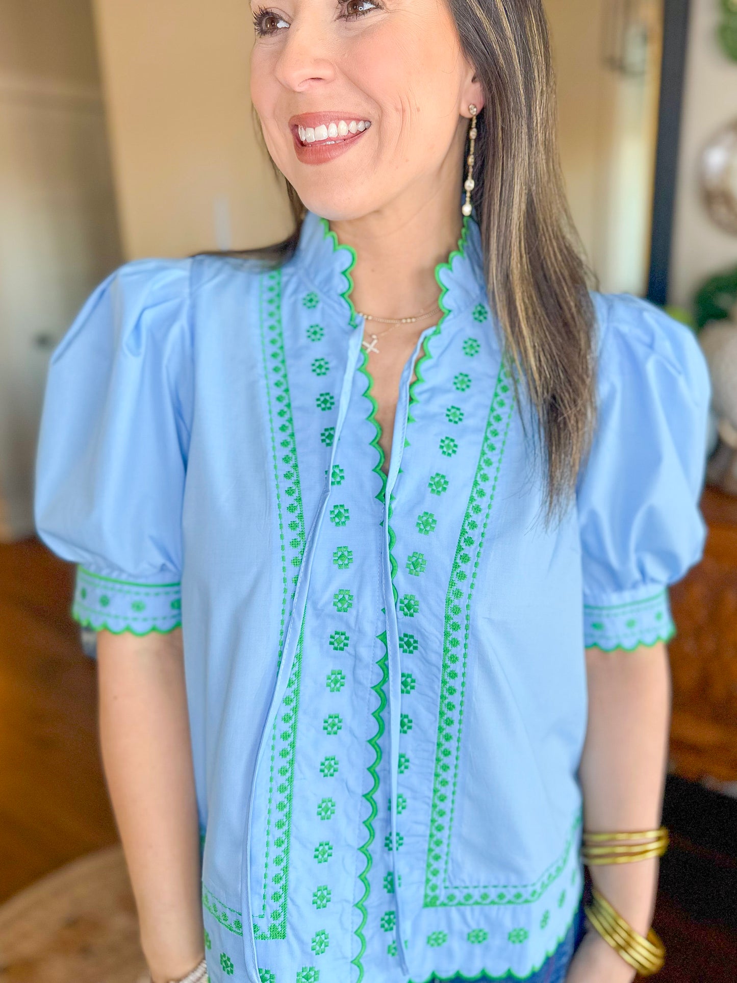 The Esma Embroidered Top