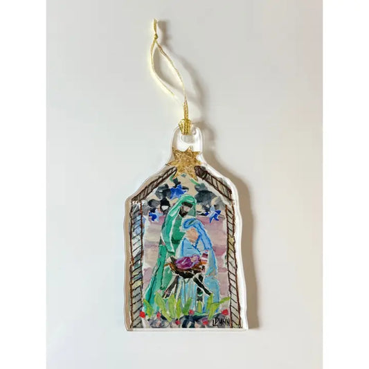 Lauren Dunn Holy Family Acrylic Ornament