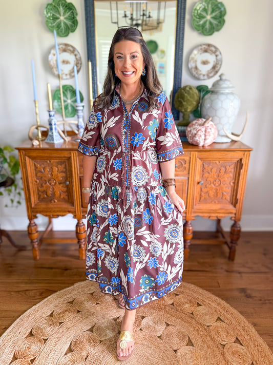Westbury Garden Maxi Caftan