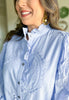 The Presley Top in Light Blue