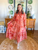Cinnamon Paisley Dress