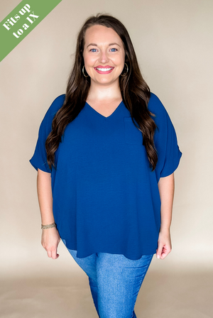 Why Not Everyday Top in Teal