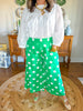 The Timeless Dot Pants in Green