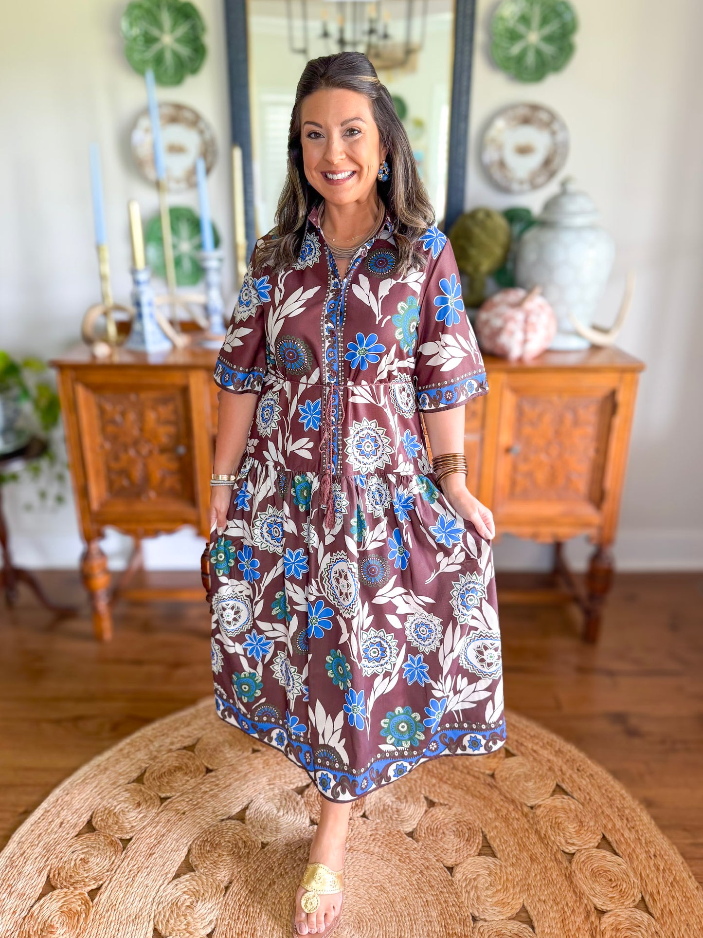 Westbury Garden Maxi Caftan