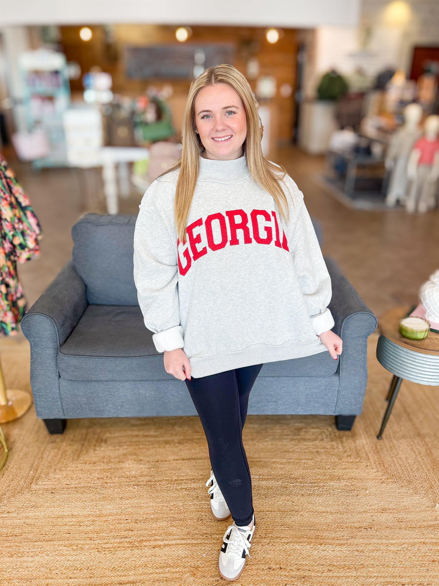 Georgia & GA Reversible Sweatshirt