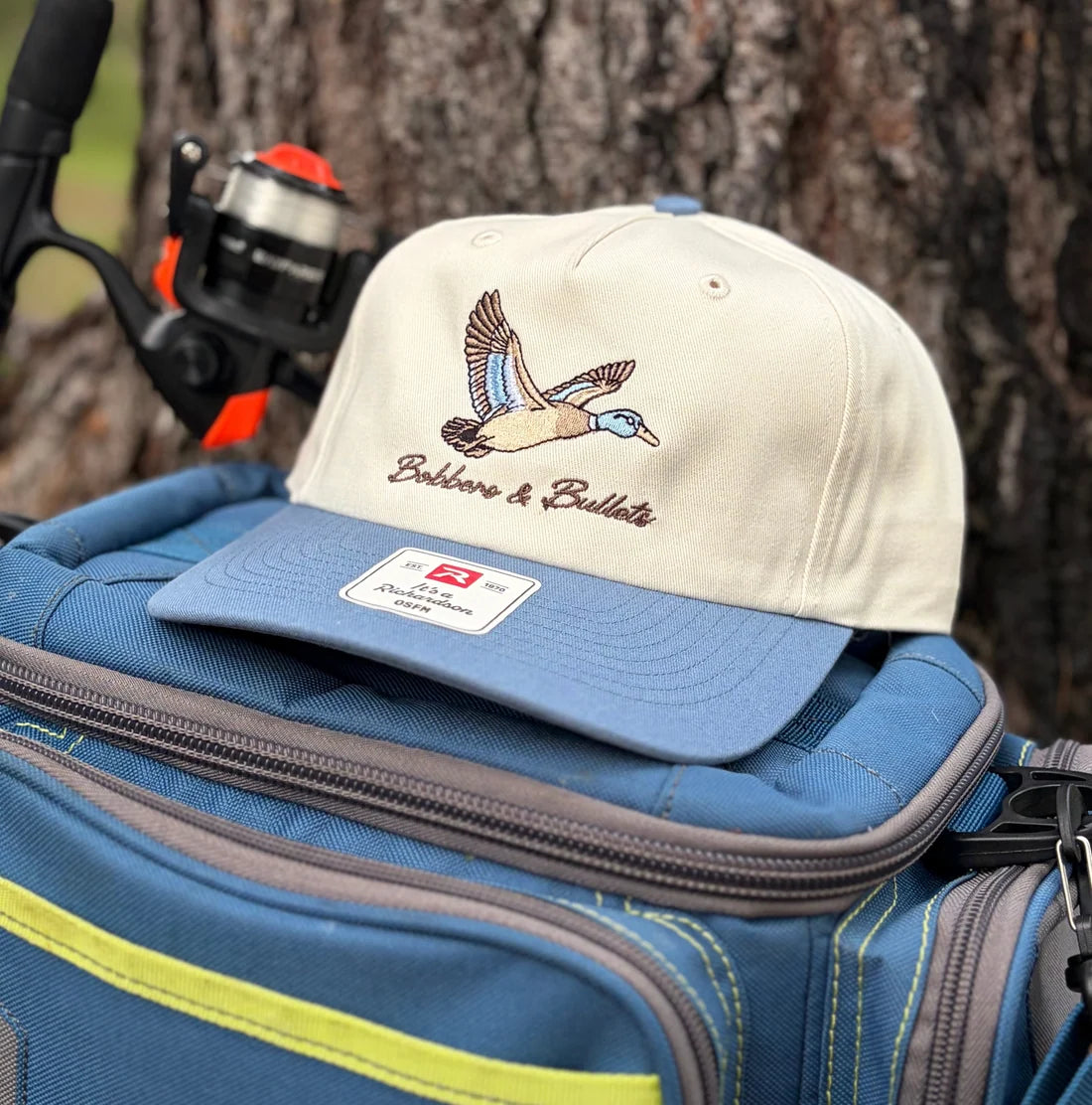 Bobbers & Bullets | Blue Bomber Mallard Hat