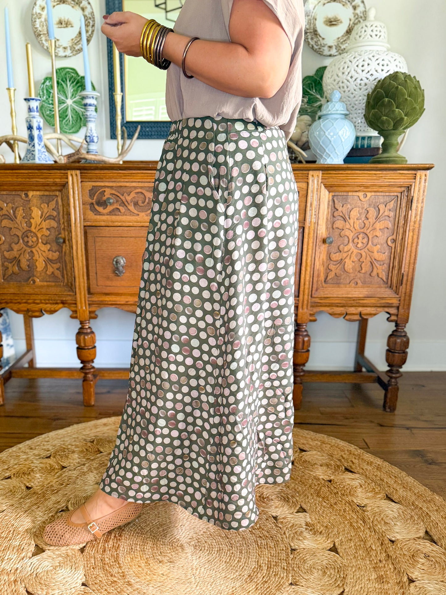 The Hampton Dot Skirt