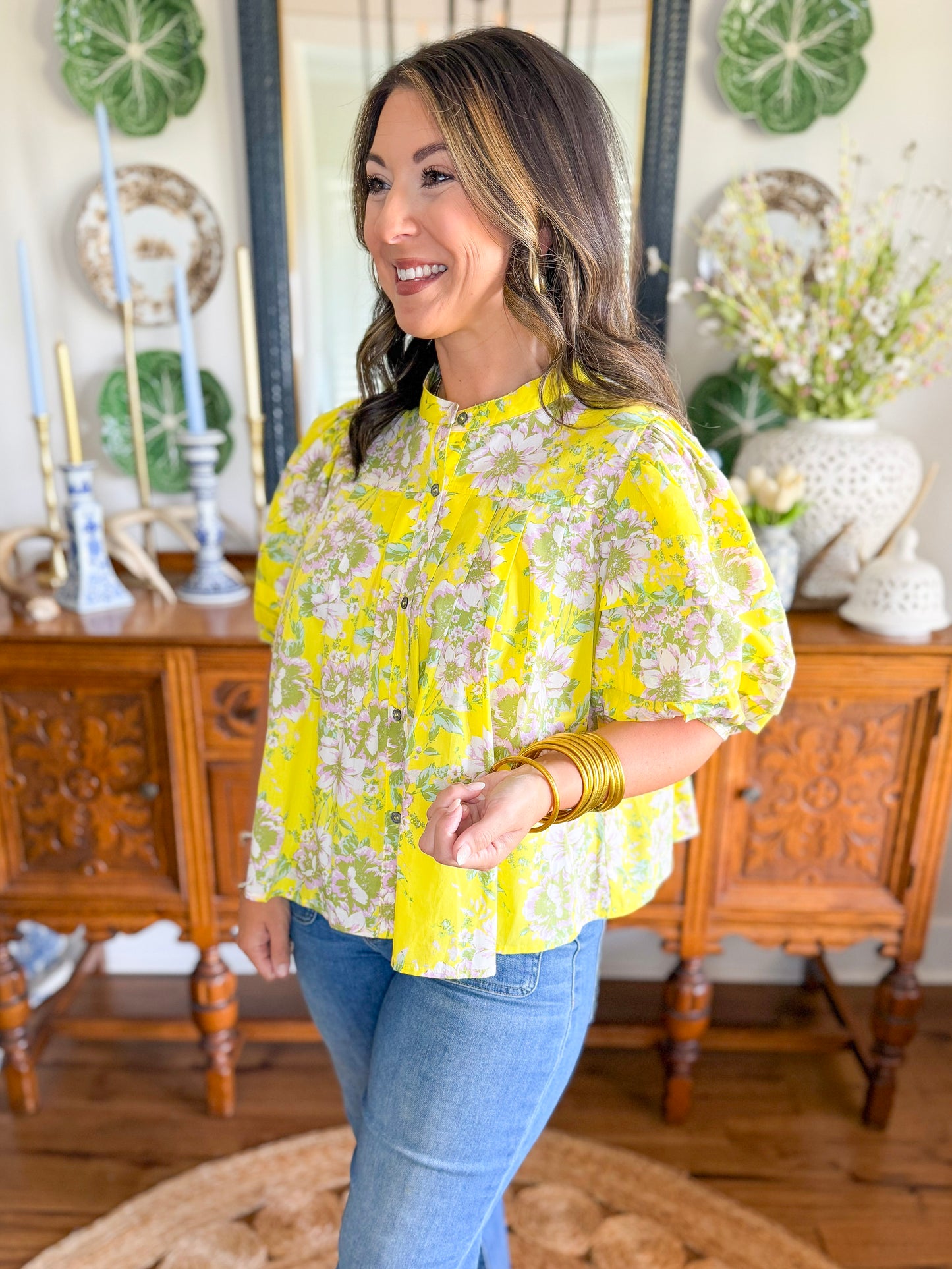 Limoncello Garden Blouse