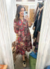 October Florals Midi Dress