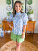 Bluebell Mosaic Top