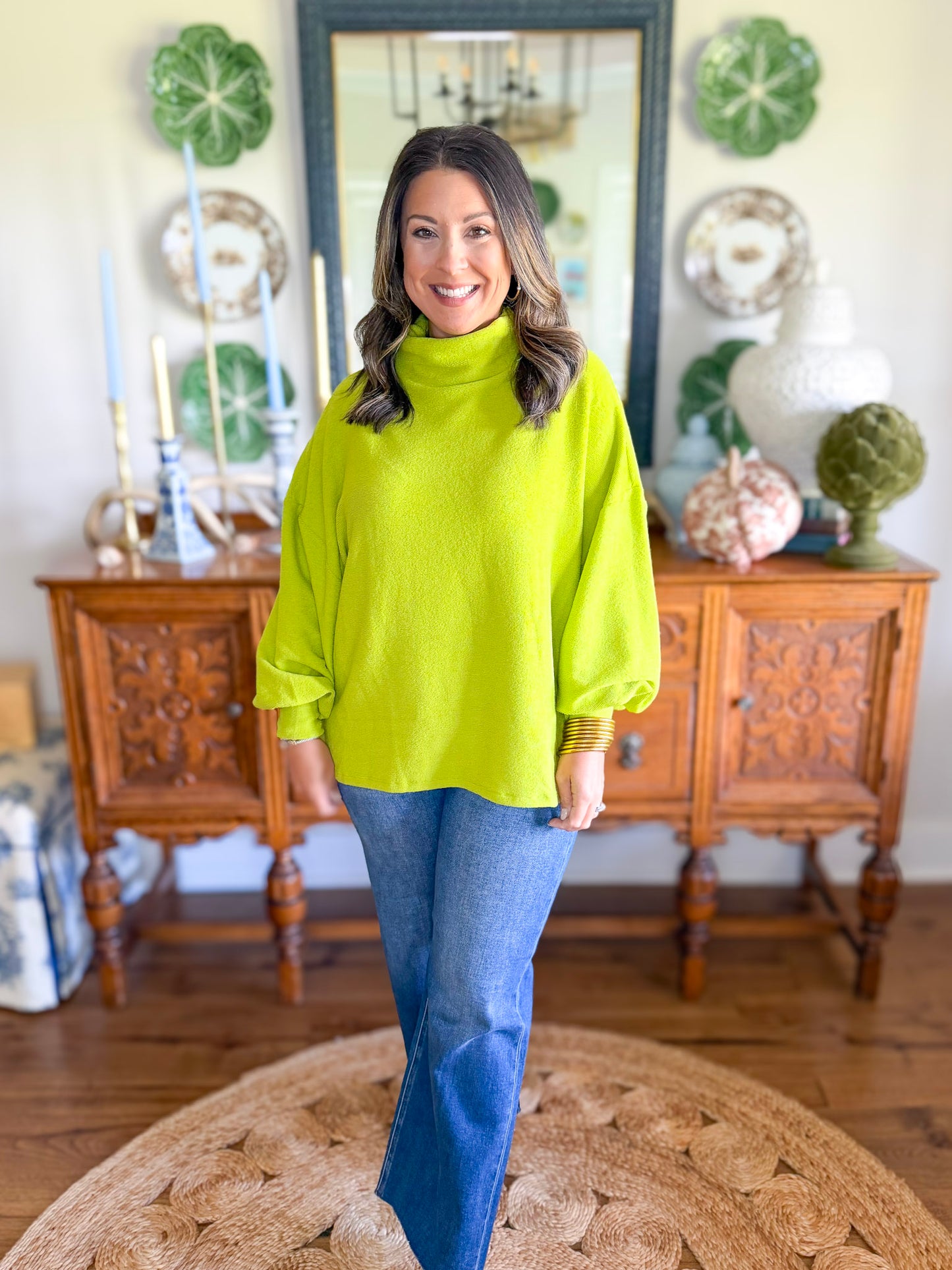 The Claire Cowl Neck Sweater